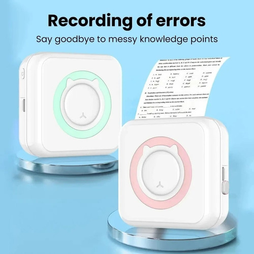 Impresora Térmica Mini Printer Portátil Inalámbrica