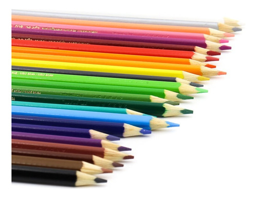 Lápices De Colores Pelikan 24 Piezas Largos, Triangulares