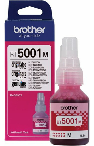 Botella De Tinta Brother Bt5001m Magenta