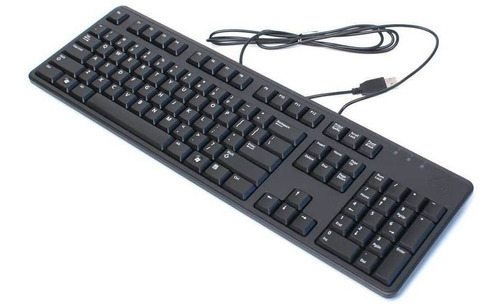 Teclado Delgado Usb 104 Teclas Dell 2gr91 Con Patas Desplega