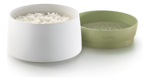 Lekue Microondas Arroz, Granos Y Quinoa Cocedor, Tamaño Únic