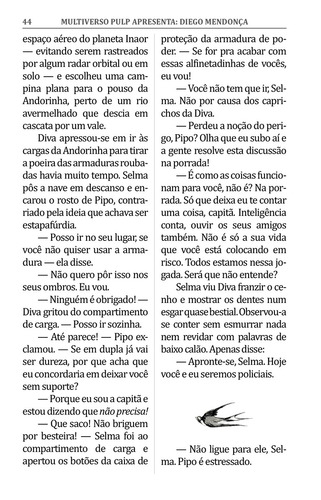 Diva Galáctica: A cidade púrpura e outras histórias, de Mendonça, Diego. Multiverso Pulp apresenta Editorial Avec Editora e Comércio de Livros Ltda., capa mole em português, 2022