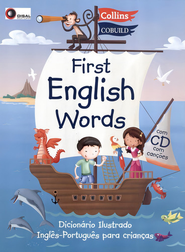 First english words, de Cobuild, Collins. Editorial Bantim Canato E Guazzelli Editora Ltda, capa mole em português, 2012