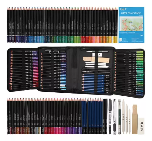 Lápices para Colorear, Colores Profesionales en Caja, Núcleos Blandos, para  Dibujar, Dibujar, Sombreado Y Colorear, Lápices Vibrantes Pa 180 Coloreado  BLESIY Dibujar lápices de dibujo