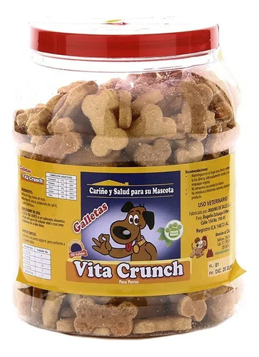 Galletas Para Perro Vita Crunch Avena X 1000