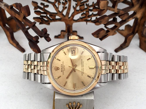 Rolex Date Oro Y Acero Ref. 1500 Caballero De 1968