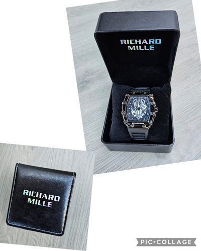 Reloj Rm Clasic Negro Negro Negro (Reacondicionado)