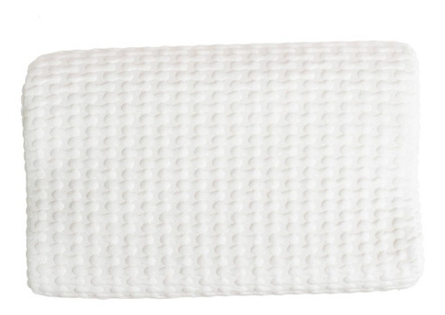 Almofada cervical com memória ortopédica com contorno branco