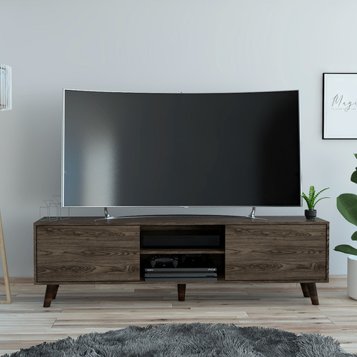 Rack Tv80 Cincinatti Z-180 2p - Coñac