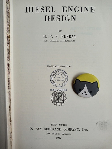 Libro Diesel Engine Design Herbert Frank Percy Purday 116m3