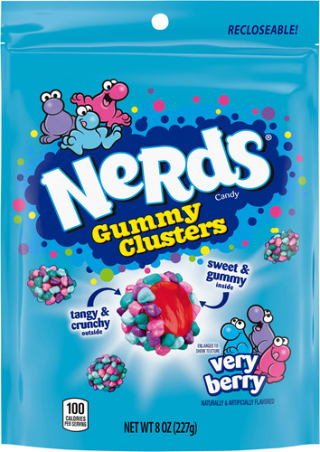 Nerds Racimos De Gomitas, Caramelos De Verano, Muy Bayas, Bo