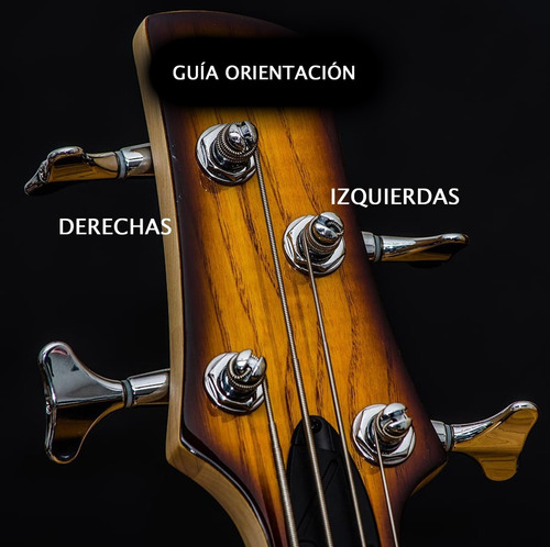 Imagen 4 de 4 de Clavija Afinador Maquinaria Para Bajo Izquierda O Derecha