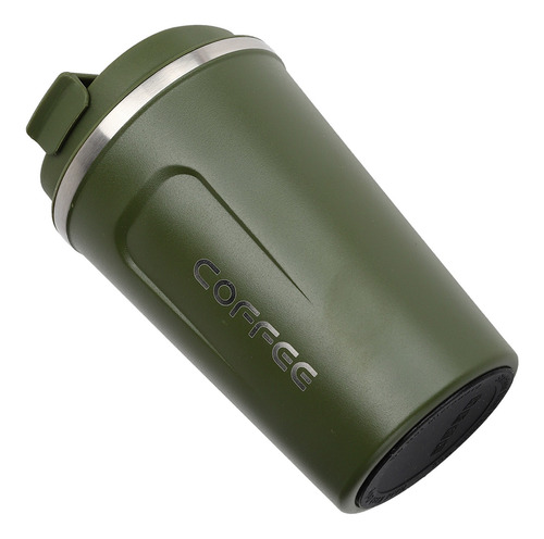 Taza De Café Térmica De 380 Ml, Doble Capa, Acero Inoxidable