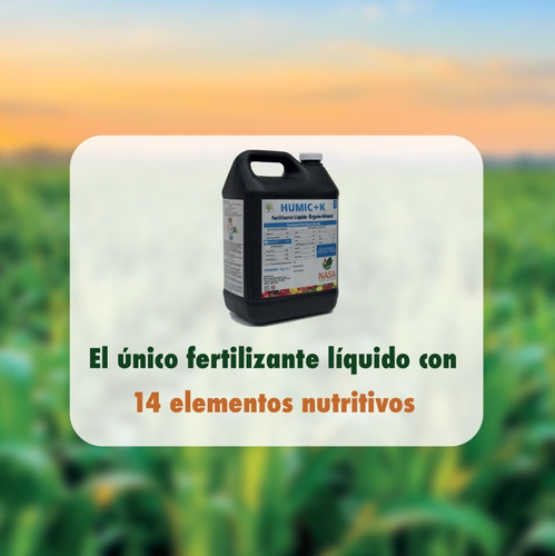 6kg Para 2 Hectareas Fertilizante Nasa Líquido 14 Elementos