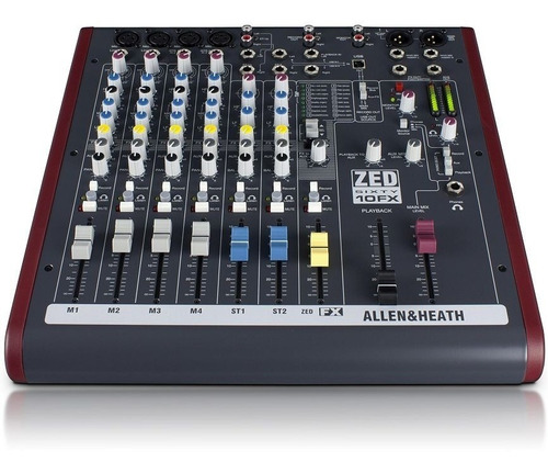 Imagen 2 de 5 de Mixer Consola Allen & Heath Zed60-10fx Usb