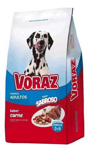 Alimento Balanceado Voraz Perro Adulto Sabor Carne X 20 Kgs