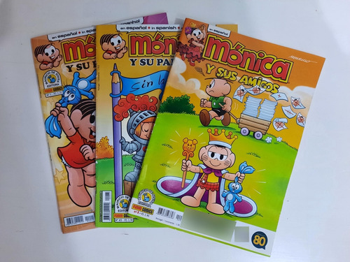 Monica Y Su Pandilla - Serie Completa - Do Nº 1 Ao 65 (em Espanhol) - Panini + Brinde: Monica Y Sus Amigos Nº1 (Usado)