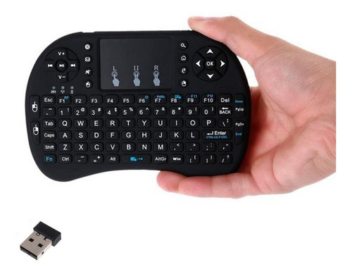 Imagen 6 de 6 de Pack 2x Mini Teclado Inalambrico Con Luz Smart Tv Box Jayma