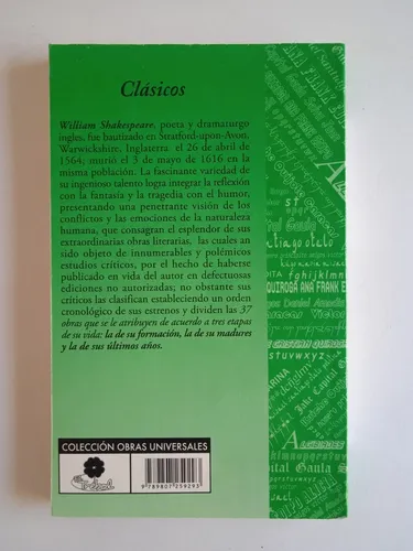 Hamlet Libro Nuevo Físico