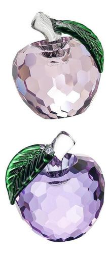 Aa 2pcs Crystal Apples Pisapapeles Peso Del Papel Mejores