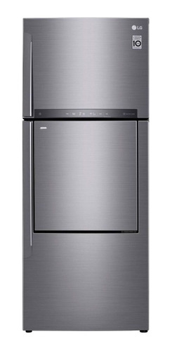 Imagen 1 de 6 de Heladera inverter no frost LG GC-A502HLHU silver con freezer 441L 220V
