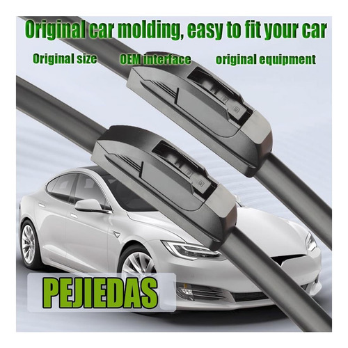 Pejiedas 3 X Blades De Limpiaparabrisas Oem, Limaduras De De