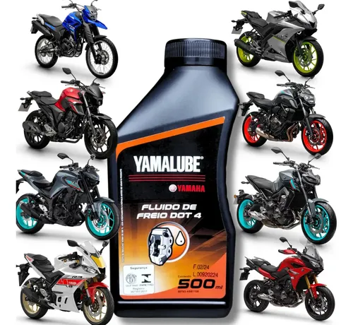 Fluido Freio Dot 4 Yamalube 500 Ml Fz25 Fazer Xtz Lander