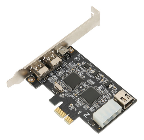 Adaptador De Tarjeta Firewire Riser Pciex1 A Cuatro Puertos