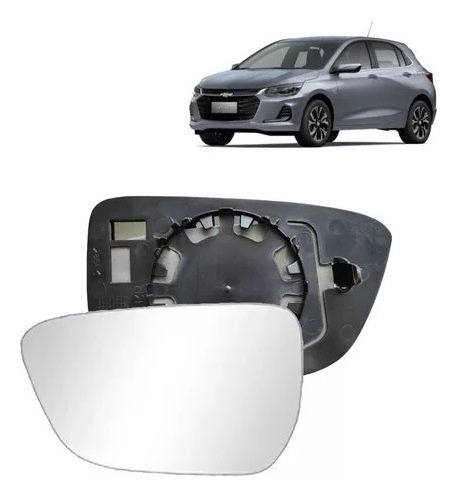 Lente Retrovisor Com Base Onix Esq 2020 21 22
