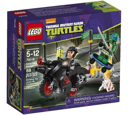 Lego Tartarugas Ninjas 79118 Fuga De Moto Da Karai