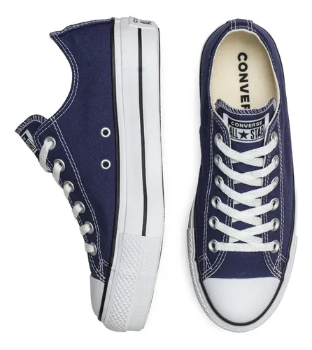 Zapatillas top converse violetas