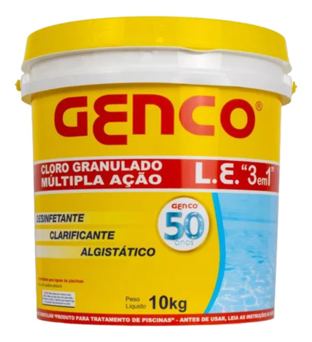 Genco Múltipla Ação 3 Em 1 Balde 10l
