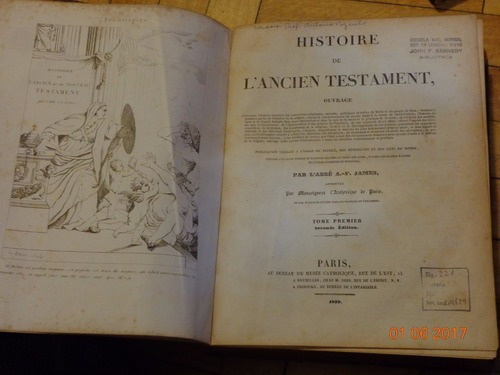 Histoire De L´ancien Testament. Abbé A. James. Tome 1&-.