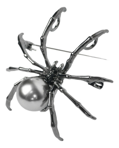 Lindo Alfiler De Araña Broche De Araña Negra Mochilas Broche