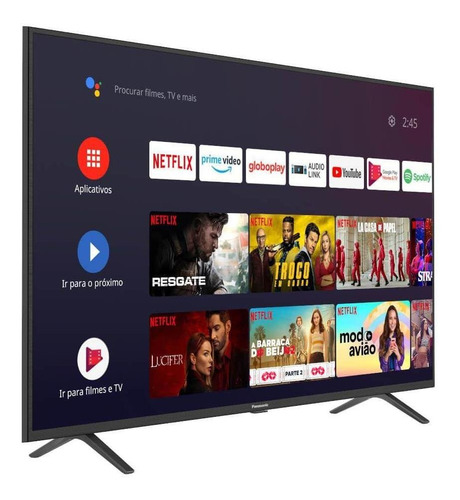 Imagem 2 de 4 de Smart Tv Led Panasonic 50 4k Ultra Hd Com Comando De Voz