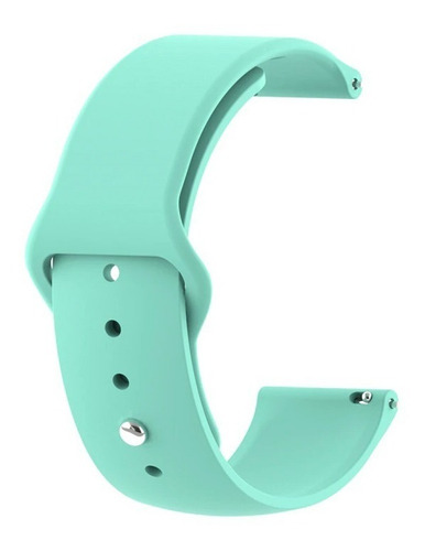 Correa Deportiva Lisa Premium + Mica Para Amazfit Gts 2 Mini Turquesa Sm