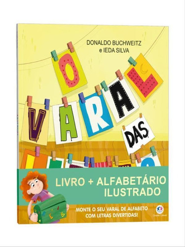 O Varal Das Letras - Livro + Alfabetário Ilustrado, De Silva, Ieda Nilza Da. Editora Ciranda Cultural, Capa Mole Em Português