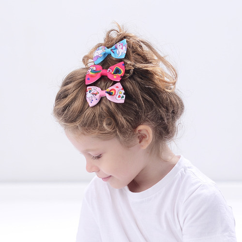 Imagem 2 de 2 de Kit Acessórios Cabelo Unicórnio Colorido Pimpolho 82326