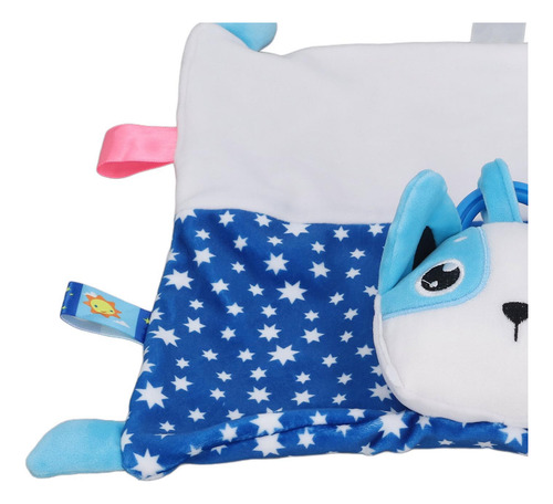 Manta De Seguridad Para Bebés Kitten Sensory Toy Con Etiquet