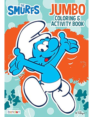 Set De Libros Para Colorear De Los Pitufos, Paquete De Un Ju