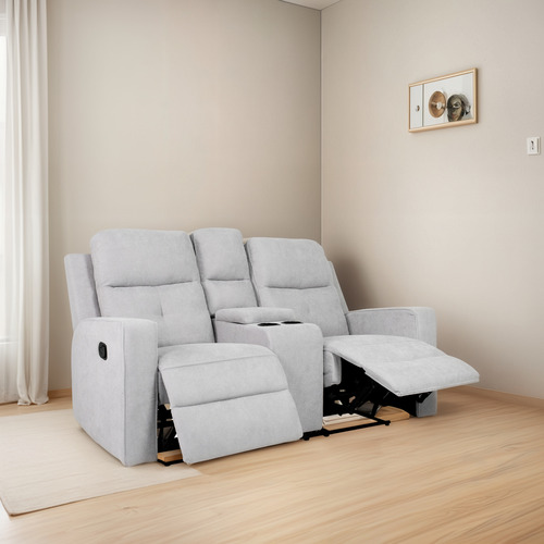 Sofa Reclinable Con Portavasos Love Seat Moon Easy Lving
