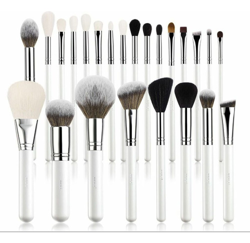 Set 24 Brochas Para Ojos Y Rostro Pelo Mixto Beili