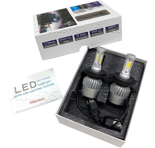 Kit Led Universal Tipo Xenon H4/h13 Alta Y Baja Faros Focos 3 Caras 6k