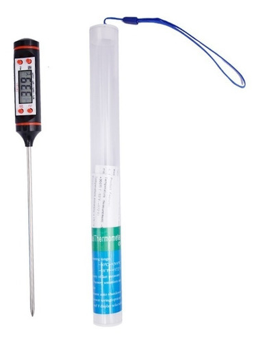 Imagen 2 de 4 de Termometro Digital Cocina Pinchacarne Liquidos -50° +300°
