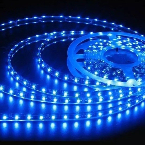 Imagen 3 de 5 de Tira Led 2835 Smd 24w Tecnolite 12v Luz Azul Atenuable