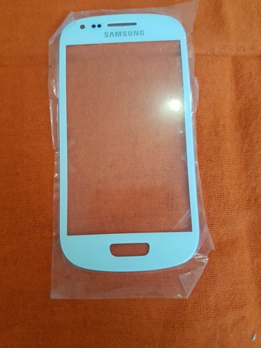 Vidrio Glass Samsung S3 8190 Mini Blanco