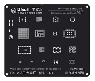 Stencil Iblack Para iPhone 5s Qianli Q4 I Phone Tecnicos