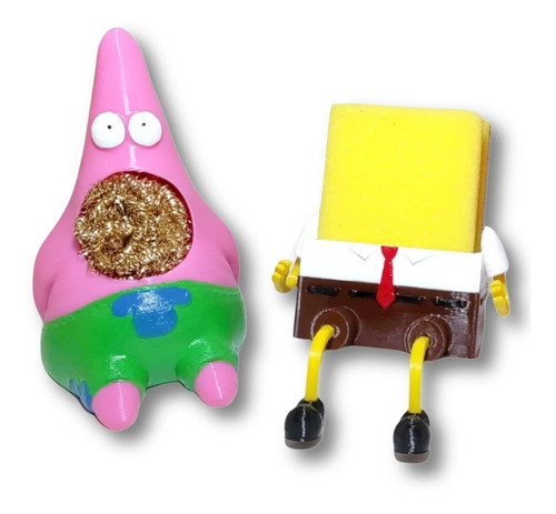 Combo Portaesponjas Bob Esponja +  Patricio 