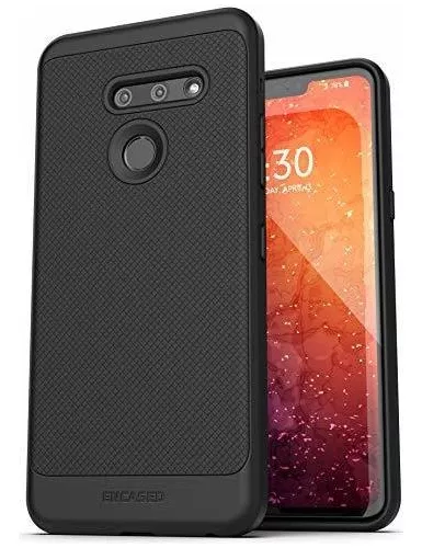 Funda Resistente A Golpes Compatible Con LG G8 Thinq Negro