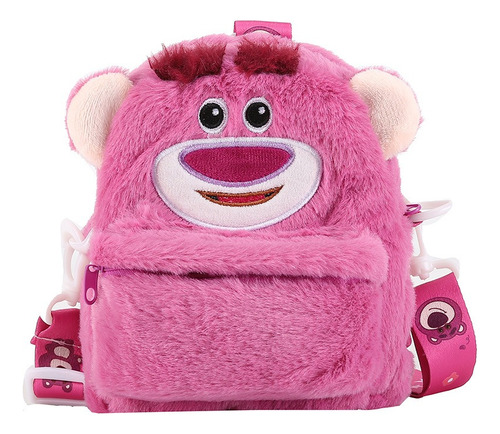 Bonita Bolsa De Peluche Sullivan Con Forma De Oso De Fresa,